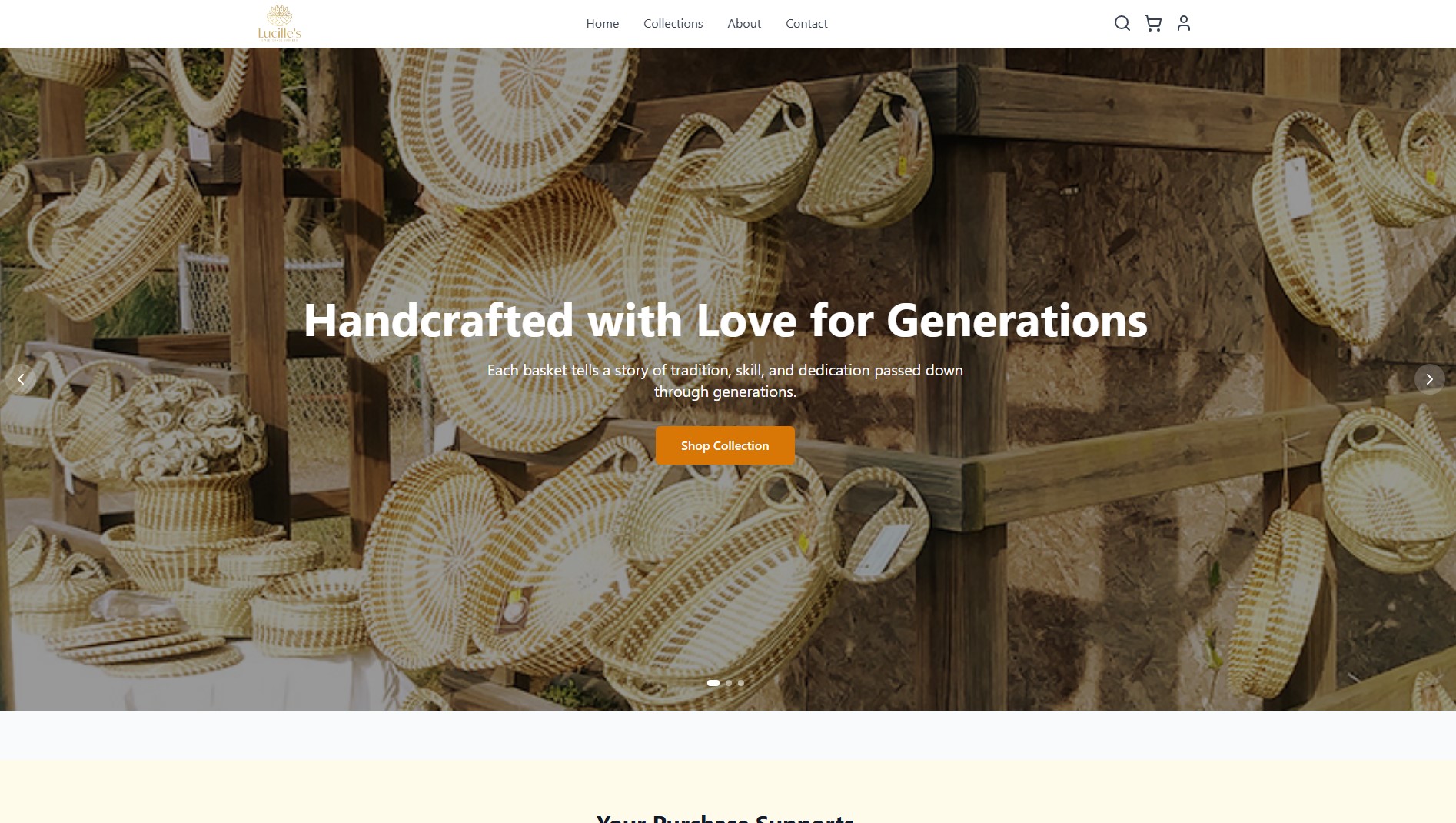 Lucille's Sweetgrass Baskets